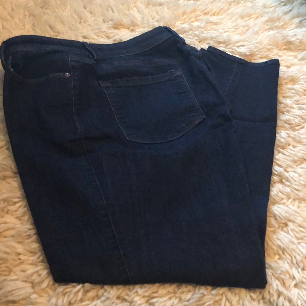 Loft dark denim skinny jeans